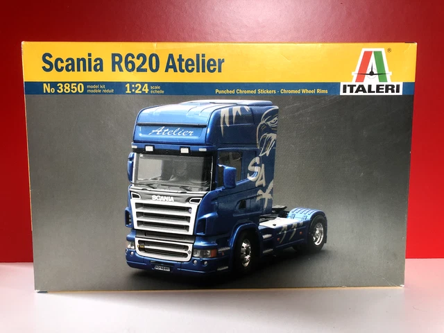 MAQUETTE ITALERI N°780 Camion Scania T142M Roadrunner 1/24 Complet En MAQUETTE ITALERI N°780 Camion Scania T142M Roadrunner 1/24 Complet En