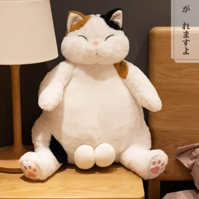 35cm Soft Plush Cat Toys Stuffed Animal Dolls Gift Fat Cats Pillow Home