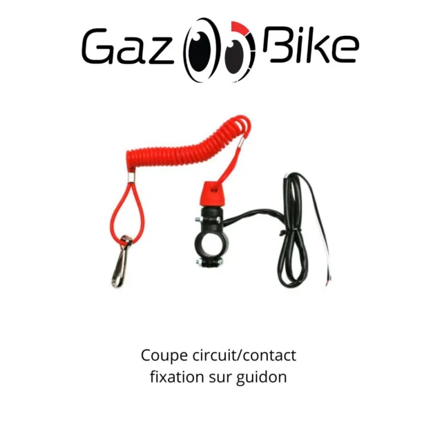 Coupe circuit/contact d’urgence pour Motos/CROSS/PISTE-Scooters-cyclo-jet ski...