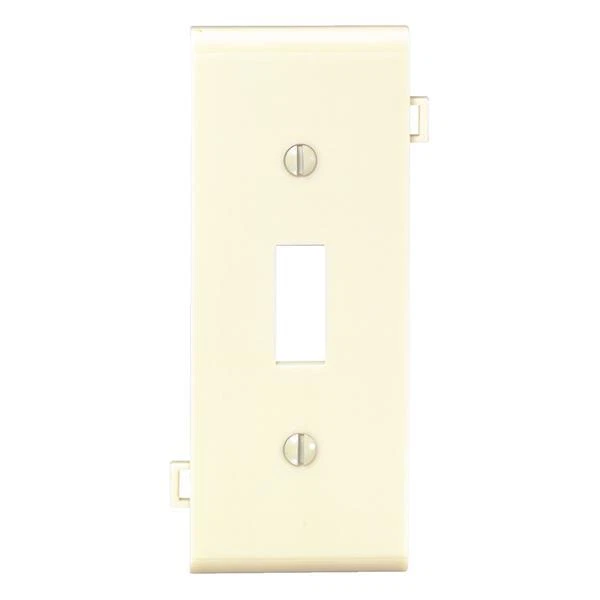 5-Leviton Ivory Sectional Toggle Switch Wall Plate Center Panel 924-0PSC1-00I