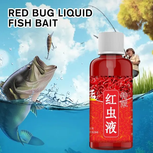 60ML CONCENTRATED RED Worm Liquid Fishing Bait Additive Lures Bait R5Q7  $7.49 - PicClick AU