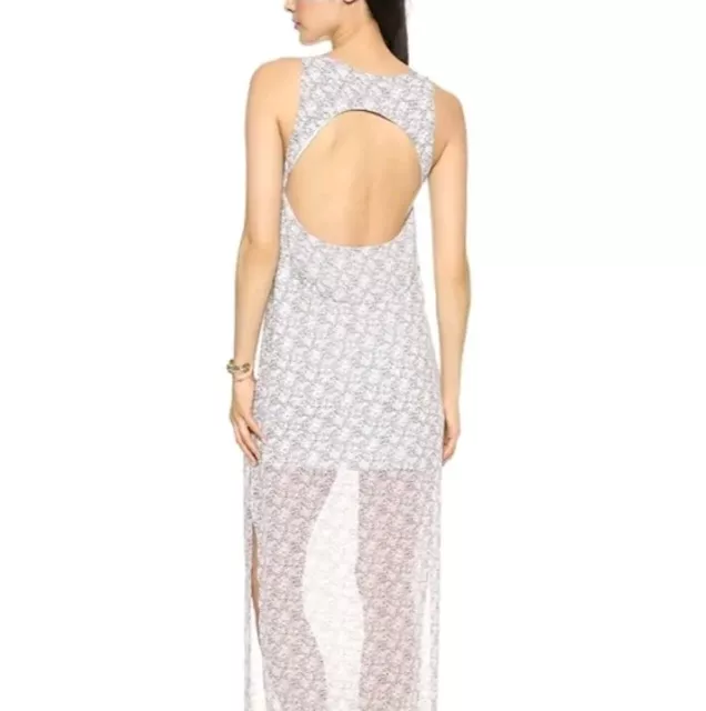 For Love & Lemons Midnight Cowgirl Maxi Dress Size M 3