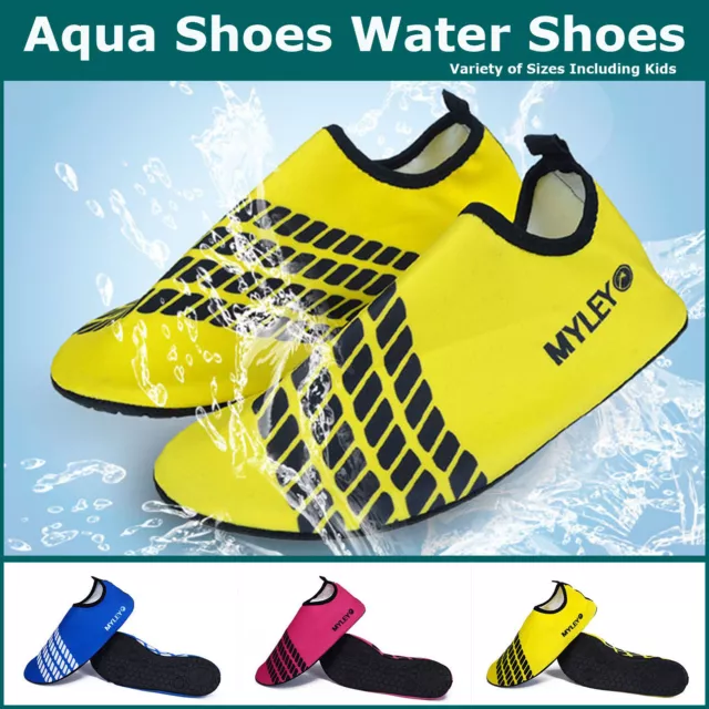 Slip on Water Shoes For The Family Aqua Socks Surfing Shoes Women Men Kids Sizes