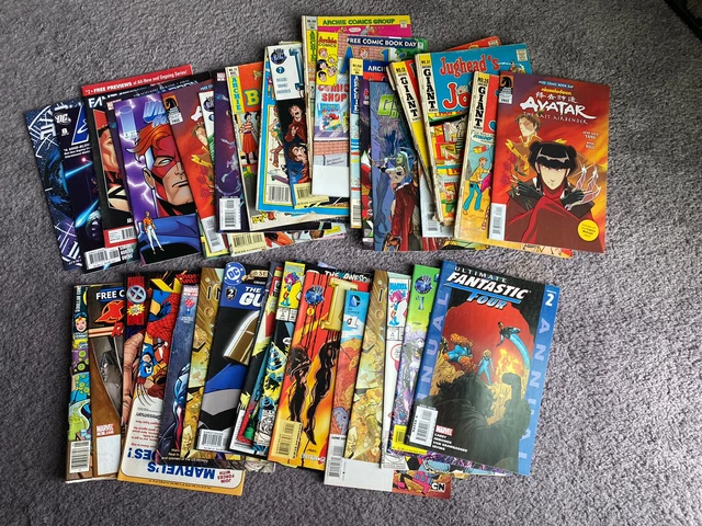 Lot of 43 Comic Books Huge Variety Archies X-Men DC Marvel among others