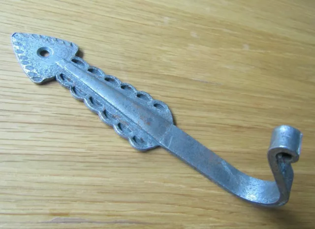 PACK OF 3 Hand Forged iron Old Rustic vintage Hanging Hook Hanger Blacksmith