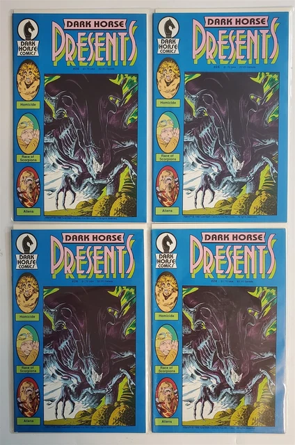 DARK HORSE PRESENTS #24 Lot of (4) Dark Horse Comics 1st Aliens Origin HI GRADE