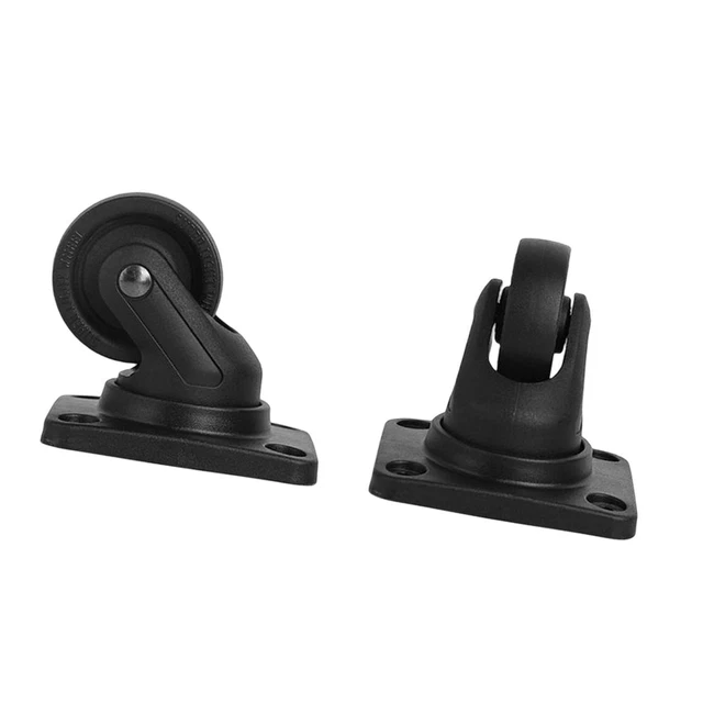 2 Pièces Roulette Valise 50x18mm – Roues Pivotantes Caoutchouc Silencieuses Universelles + Accessoires De Rechange