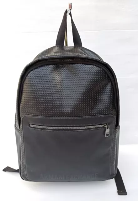 Zaino Armani Exghange all balck borsa da lavoro viaggio fashion bag unisex