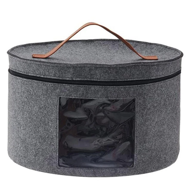 Hat Storage Box Inches Stackable Round Brim Hats Case
