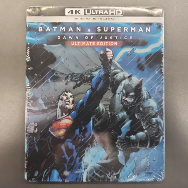 Batman v Superman: Dawn of Justice Ultimate Edition 4k UHD Jim Lee Steelbook