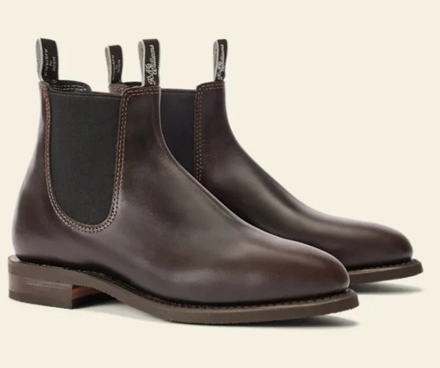 RM WILLIAMS LADIES Moriarty Chocolate Colour Boots Rubber Sole