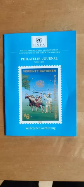 Philatelie Journal Wien 5/1990 Postverwaltung Der Vereinten Nationen Unpa