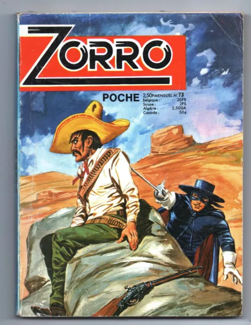 ZORRO poche n°73. Editions de l'Occident 1974 - J. PAPE. Bel état