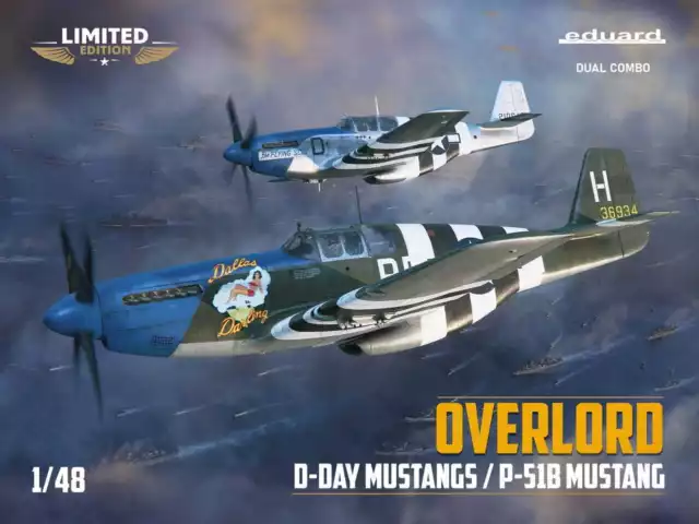 Eduard 11181 - 1:48 Overlord D-Day Mustangs - P-51B Dual Combo Limited Edition