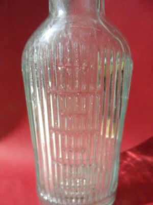 19269 Medizin Flasche bottle  Essigflasche Enghals Max Elb (Dresden) 1900 2
