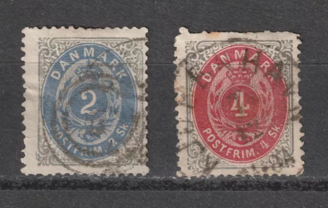 Denmark Lot 5: (Stamp details below) 2023 Scott Catalog Value $37.50