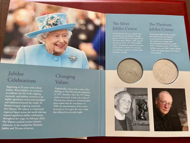 2022 UK 🇬🇧Queen Elizabeth II Jubilee Crown Set - Limited Edition only 10,000