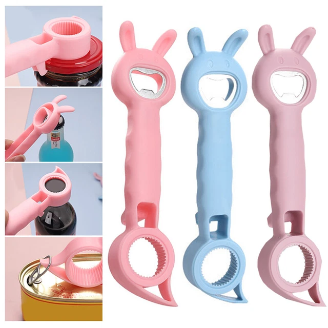 Multi-Purpose Tin Opener Can Openers Four-in-One Bottle Opener Corkscrew Nimble