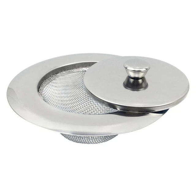 Crépine D'Évier De Cuisine En Acier Inoxydable - Filtre Anti-Bouchon à Ressort - Diamètre 71-85 Mm - Drainage Rapide