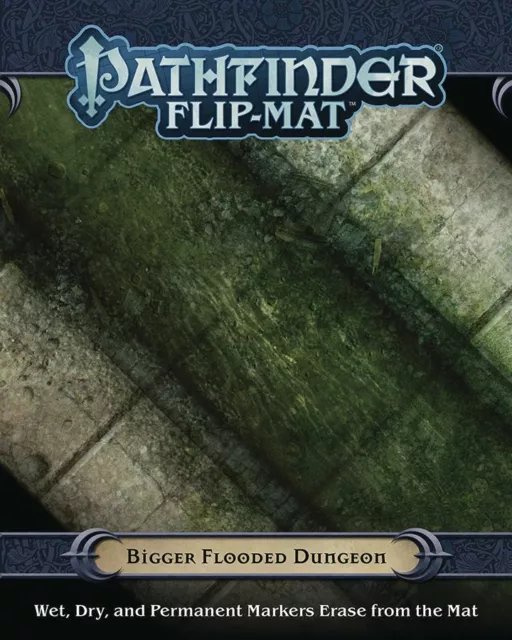 Pathfinder Rpg Flip Mat Bigger Flooded Dungeon