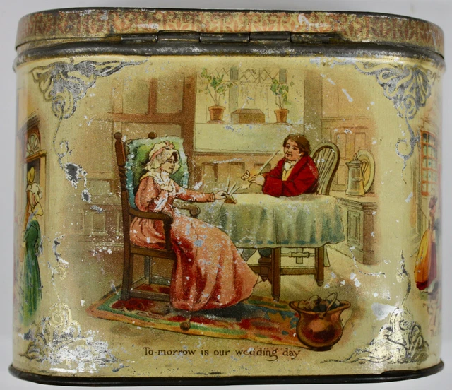 Original Vintage W&R Jacob & Co. Biscuit Tin Dublin Ireland