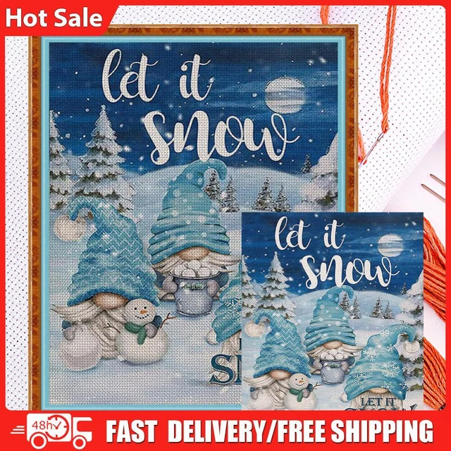 Christmas Goblin Full Cross Stitch 11CT Cotton Thread DIY Counted Embroidery Kit