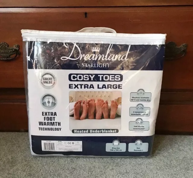 DREAMLAND STARLIGHT COSY Toes Extra Large Heated Underblanket