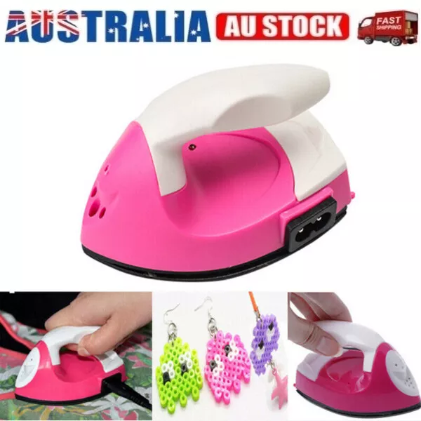 Portable Mini Electric Iron for Patch Spell Bean DIY Craft Tools Travel Iron AU