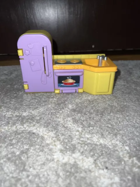 Vintage Mattel Dora the Explorer Kitchen Furniture for Dollhouse 2003 Acessory