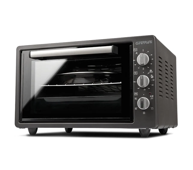G3 Ferrari G1014700 Forno Fornetto Elettrico 37Lt Ventilato Rosto Titanium 37