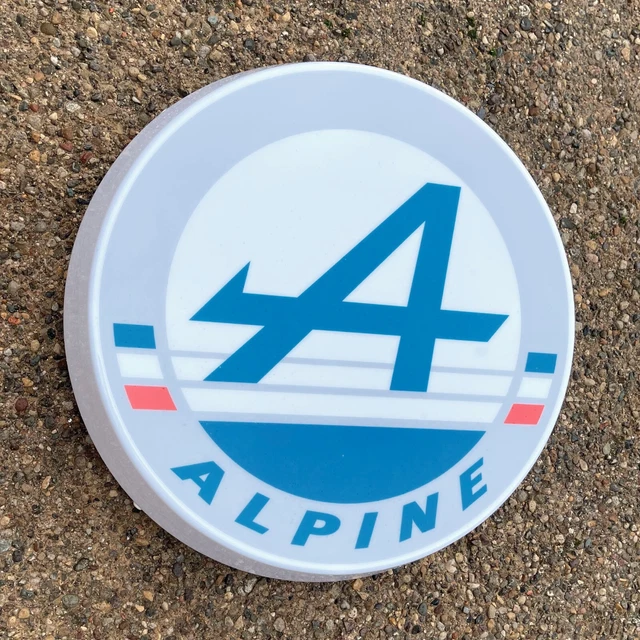 Renault Alpine Led Illuminated Light Up Garage Sign Automobilia Gas  Oil