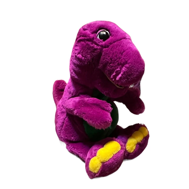 BARNEY PLUSH PUPPET Purple Dinosaur Hand Full Body Stuffed Toy Lyons