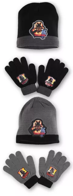 Boys Star Wars Knitted Hat And Gloves Set One Size From 3 to 8 Years 780-338