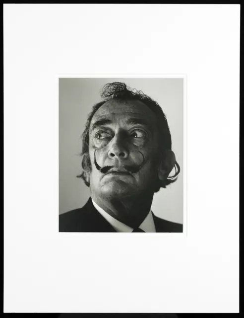 Künstlerportrait Salvador Dali. Fritz PITZ (1923-2006 D) handsigniert Stempel