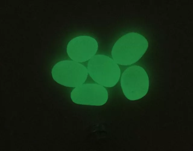 My Fun Fish Cleaning Tank Replacement Glow N The Dark Rocks Stones 2 LED Lights 2