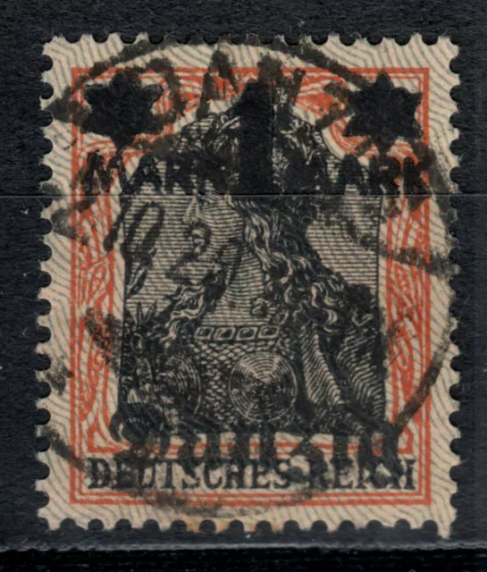 Danzig 26 I, O, 1 M. auf 30 Pf. Germania