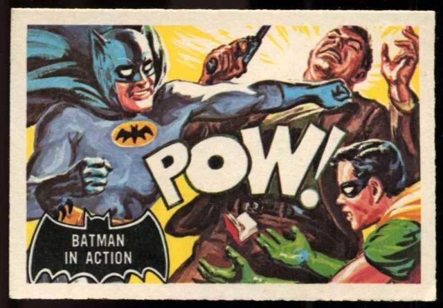 Trade Card, A&BC Chewing Gum, BATMAN Pink Back, Black Bat, 1966, #15