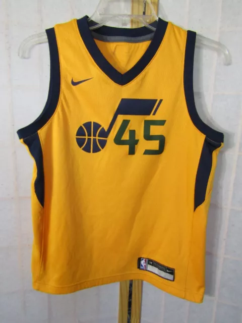 DONOVAN MITCHELL 45 Utah Jazz Nike Dri Fit Blue Gold Jersey Women