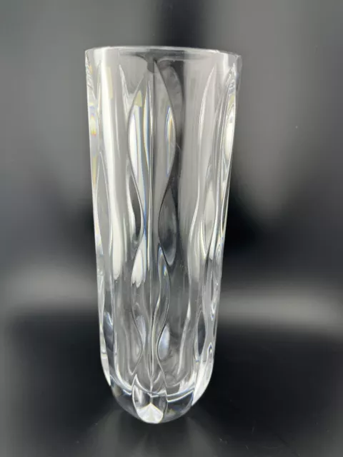 Vintage Miller Rogaska by Reed & Barton Heavy Crystal Vase 9 Inches Tall