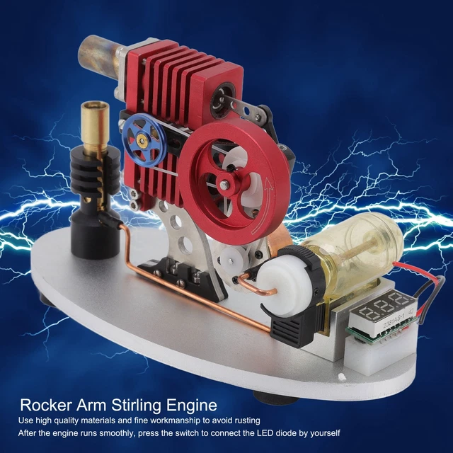 Generator Engine Rocker STIRLING ENGINE MOTOR Model Rocker Arm Stirling Engine Generator Model ...
