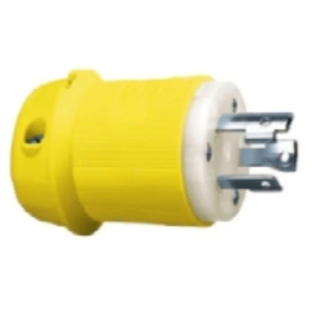 Hubbell HBL26CM11 30 Amp 125 Volt Twist-Lock Plug Connector (Male)