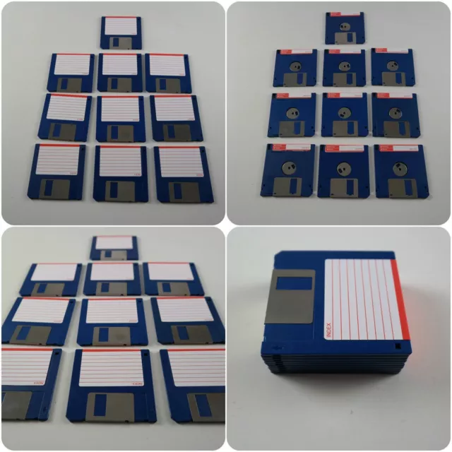 VGC! 10 3.5" DS DD Blank Floppy Disks Amiga formatted Atari ST PC ERROR FREE