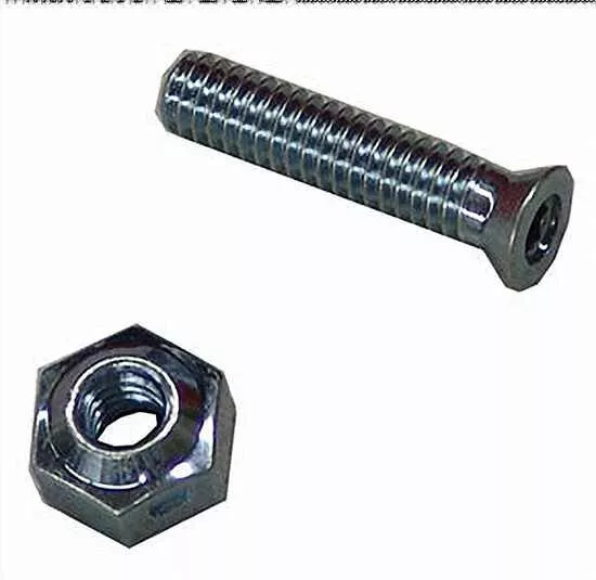 B55-0058D (10) Haybine Conditioner Sickle Bar Section 1" Countersunk Head Bolts