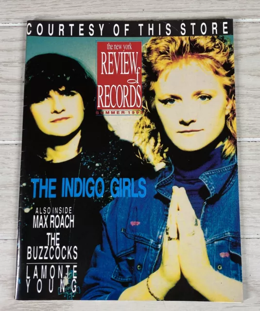 Vtg New York Review of Records Magazine Summer 1992 Indigo Girls