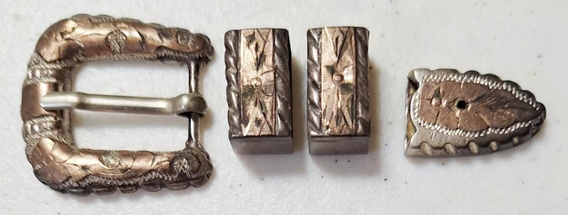 AHMAD KHAN 925 Sterling Silver Ranger Belt Buckle 4 piece Custom