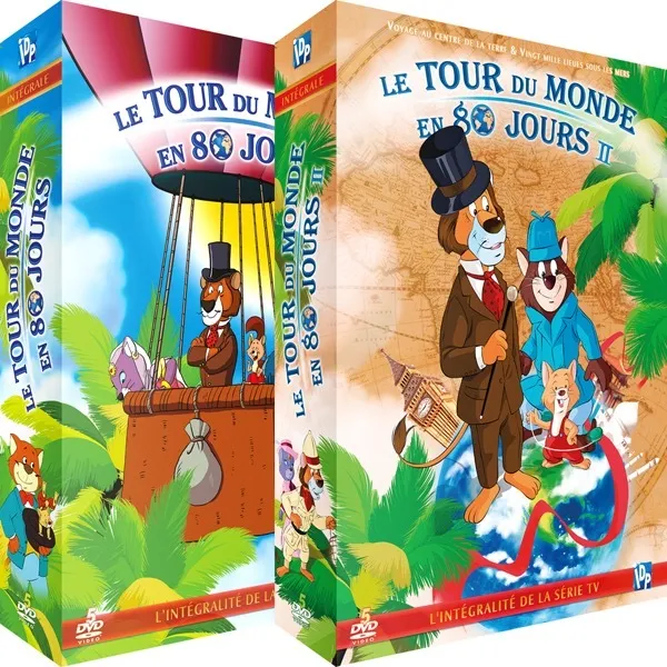 ★ Le Tour du Monde en 80 jours ★ Intégrale 2 Saisons - 2 Coffrets - 10 DVD