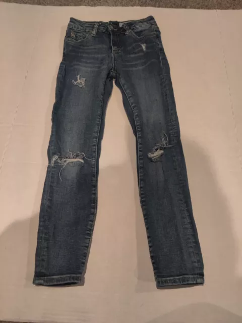 Adriano Goldscmied Kids Girls Skinny Distressed Jeans Size 10 *