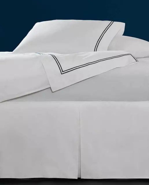 Italy Sferra Grande Hotel Pure Cotton  Tailored 3-Panel Bed Skirt