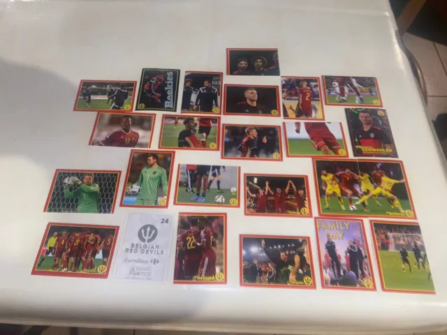 Autocollant Sticker Panini Carrefour Football Belgian Red Devils 1Choix 2016