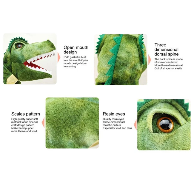 Animal Plush Toy Comfortable Touch Lightweight Hand Puppet For Kids Early